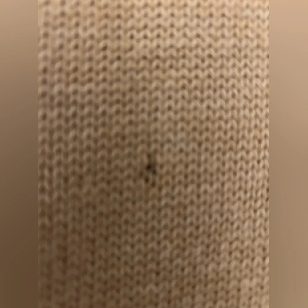 Tory Burch - Mock Neck Merino Wool Oversized Tan Sweater- Size Medium - Picture 9 of 9